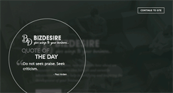 Desktop Screenshot of bizdesire.com