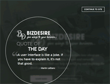 Tablet Screenshot of bizdesire.com